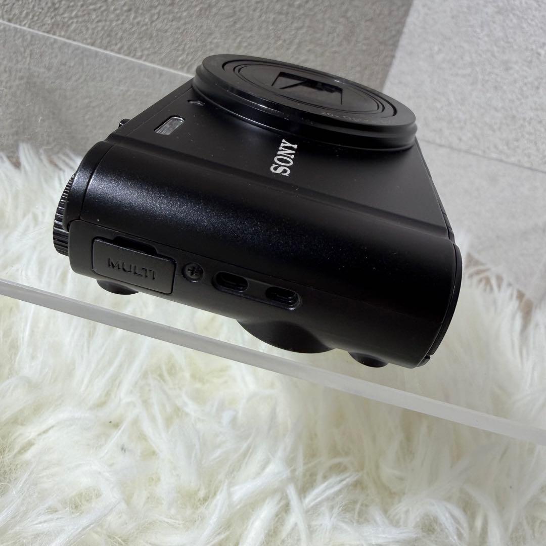 【美品】SONY ソニー DSC-WX300 ブラック デジカメ WiFi対応