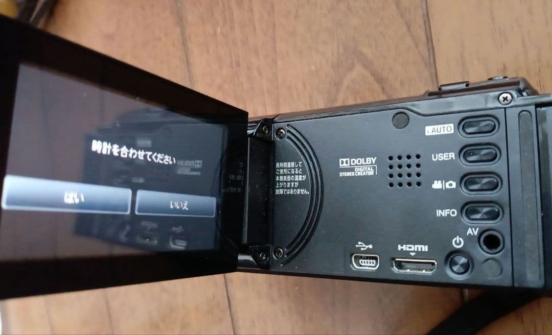【新学期の行事に】使いやすいJVC Everio ビデオカメラ 本体と付属品