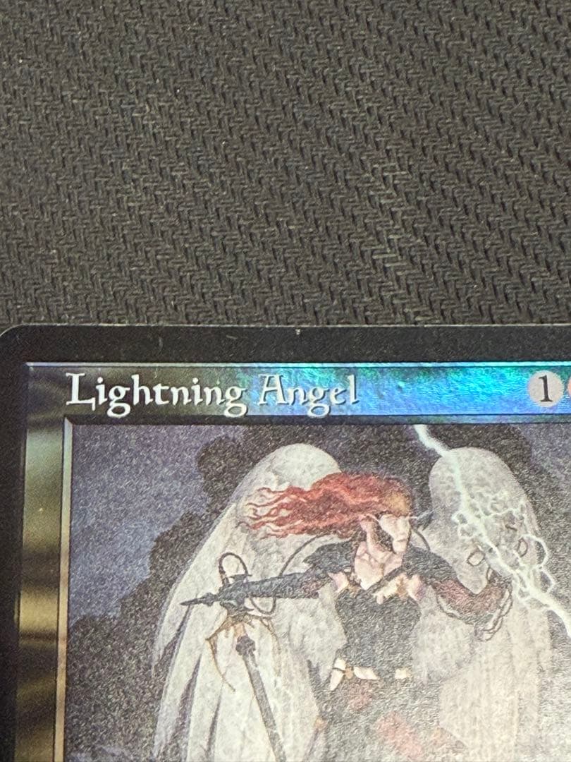 MTG 初版Foil 稲妻の天使/Lightning Angel》英語 en