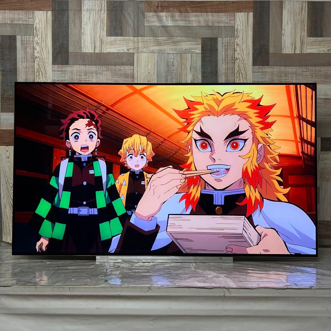 全国送料込❣️東芝55型4K有機ELテレビネトフリ、YouTube視聴可
