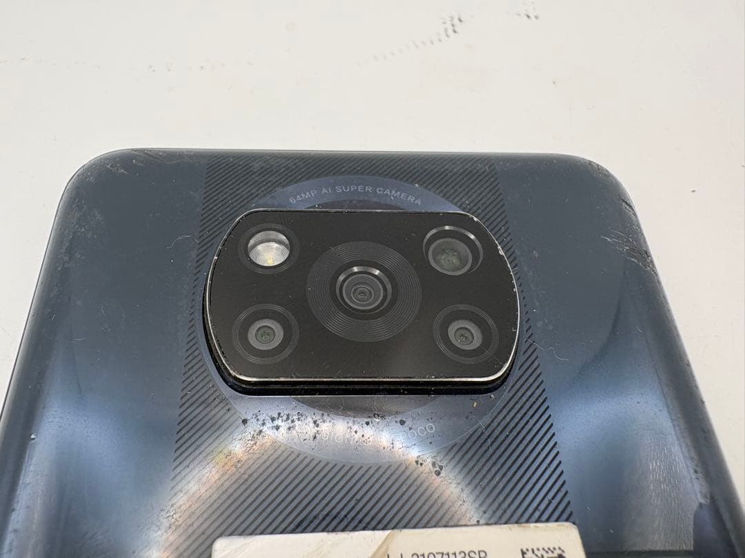 POCO X3 NFC 64GB スマートフォン 本体 ブルー