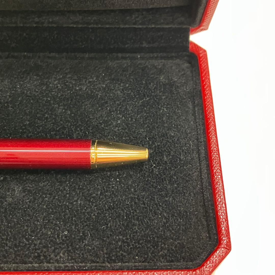 未使用 カルティエ Cartier ボールペン サントス ボルドー バーガンディ