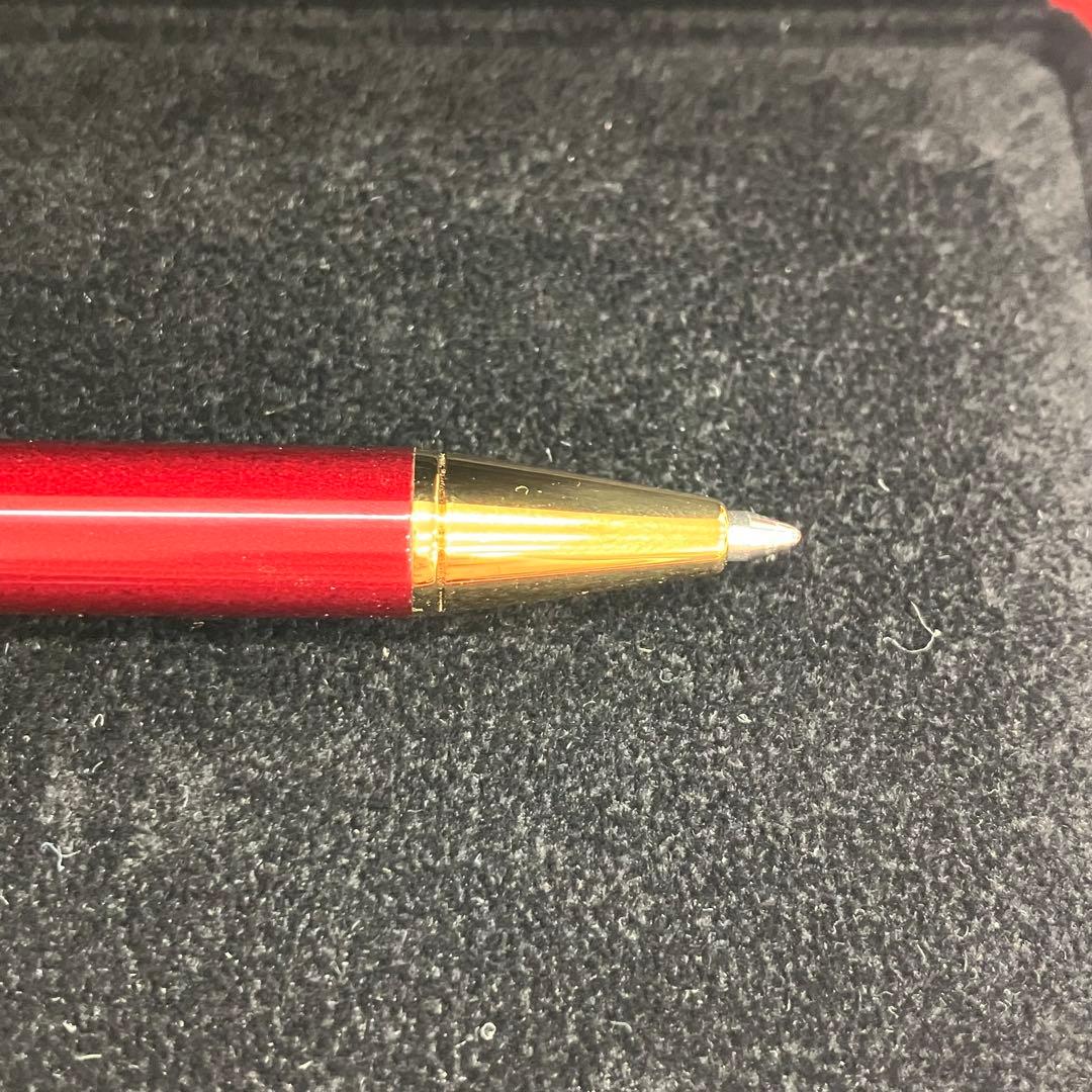 未使用 カルティエ Cartier ボールペン サントス ボルドー バーガンディ