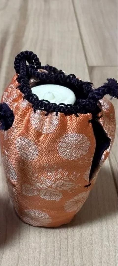 肩衝茶入 仕覆付き 昭和　ヴィンテージ　茶道具