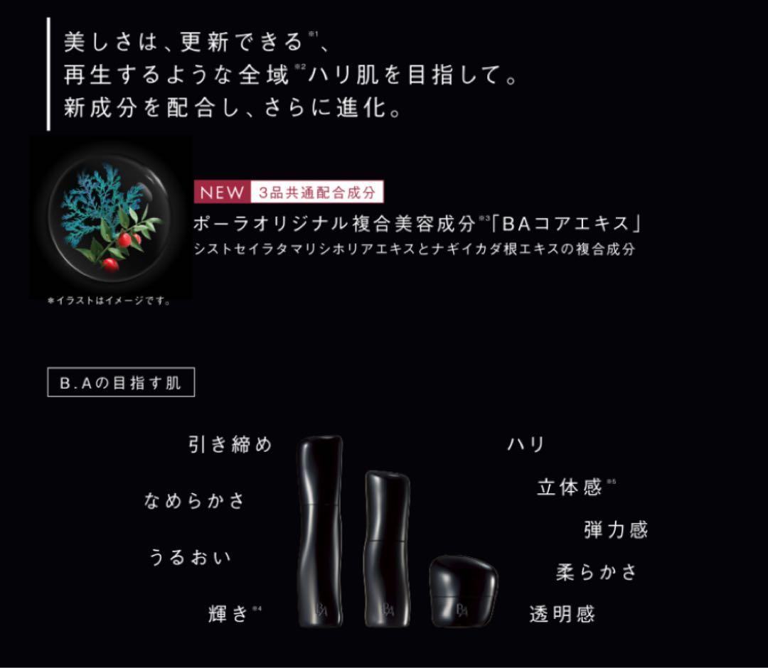 新商品ポーラ B.A 第７世代お試し　5セット