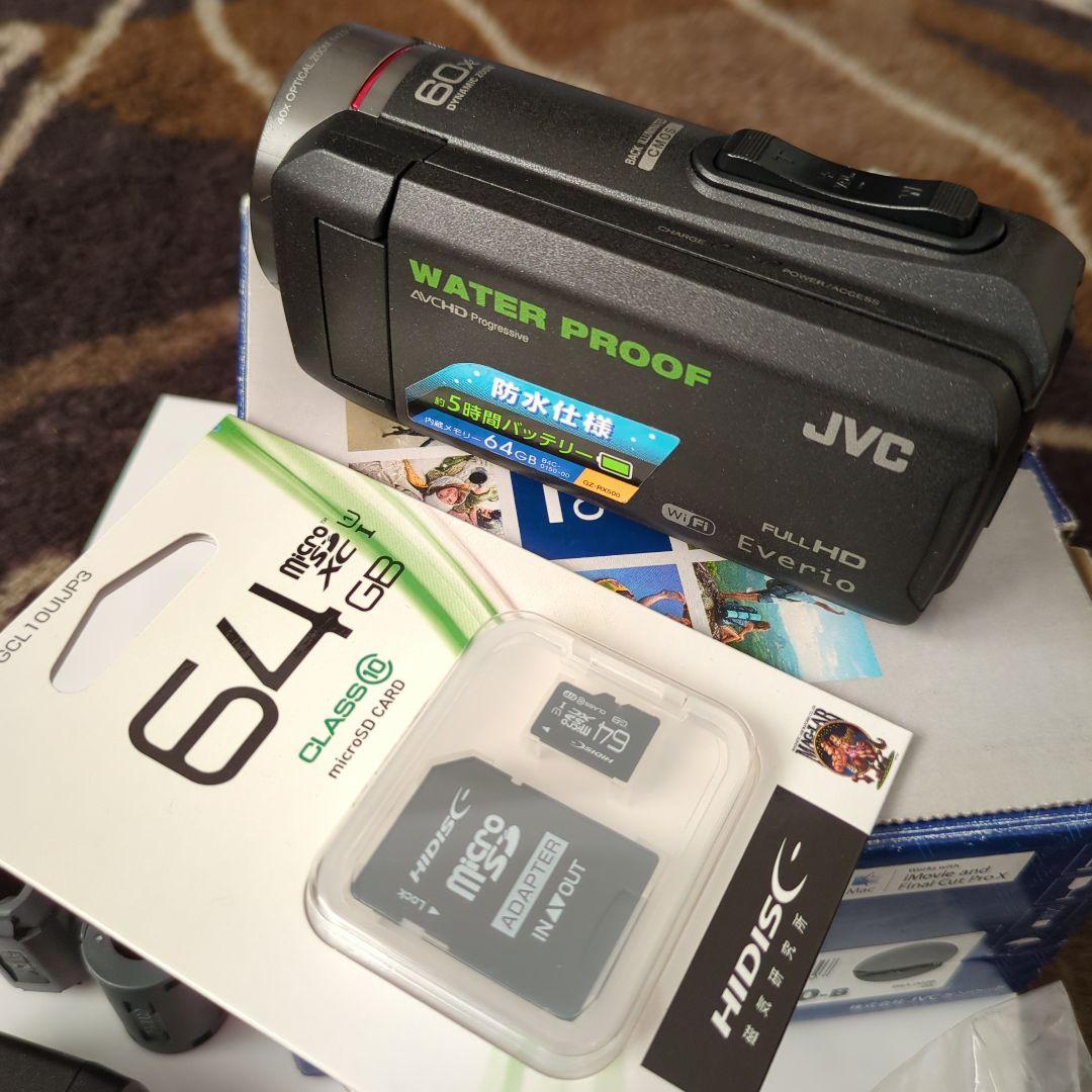 JVC Everio GZ-RX500-Ｂ ビデオカメラ 付属品 全てあります