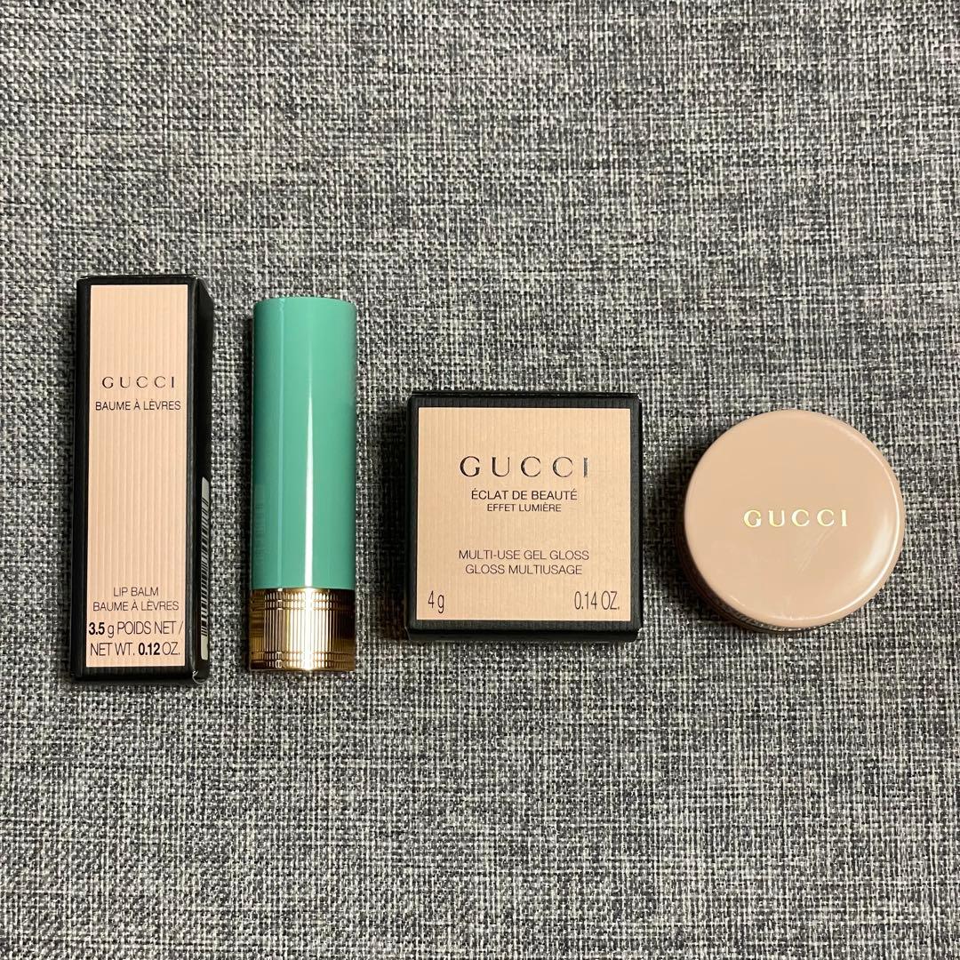 【GUCCI】リップバーム/フェイスボディグロス　2点セット