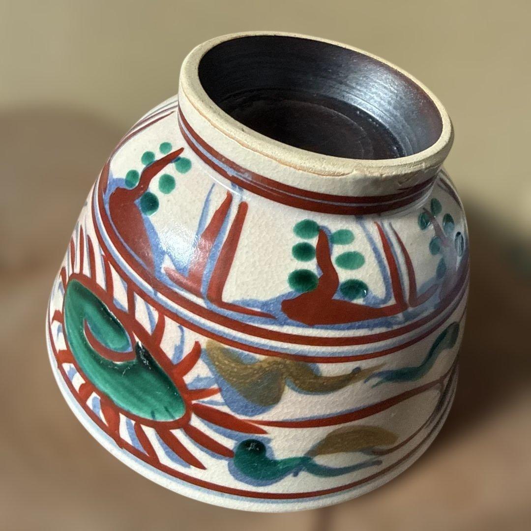 京焼き『宮川香雪』安南写茶盌大小セット 『寿』二盌一双　茶道具　茶道　茶盌　茶碗