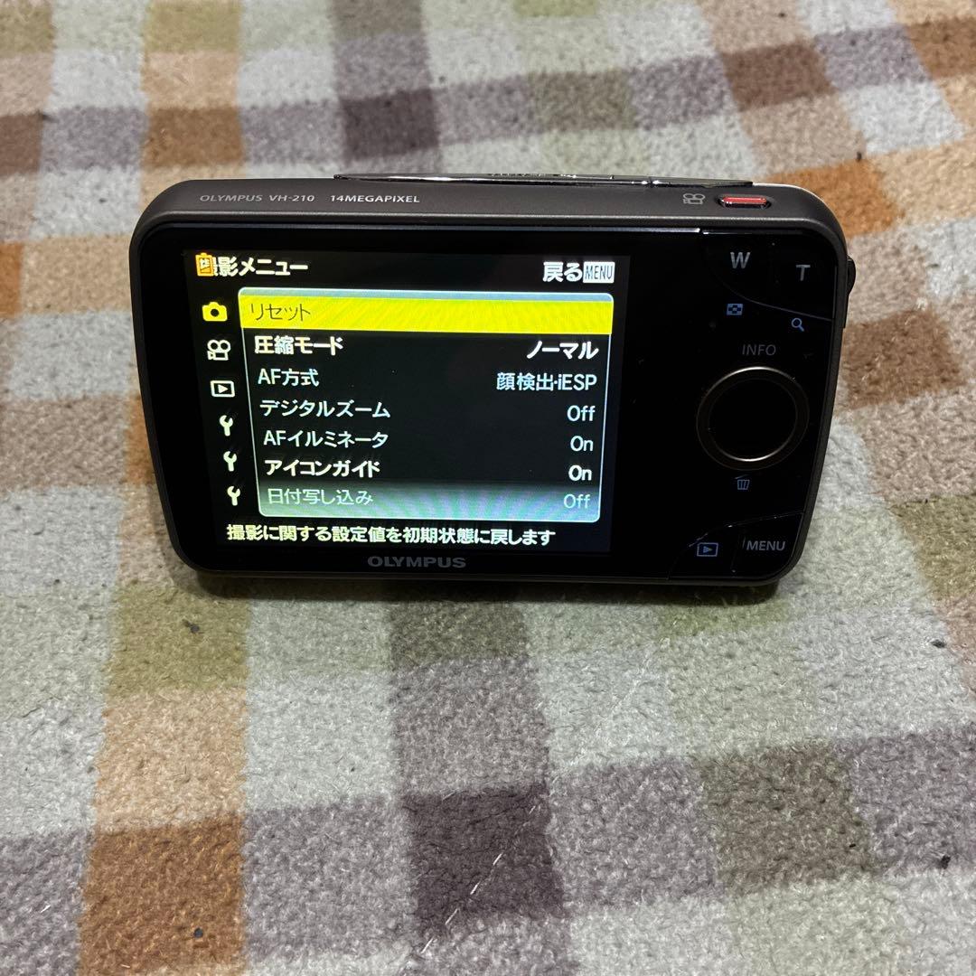 動作確認済　OLYMPUS VH-210 デジタルカメラ　ホワイト