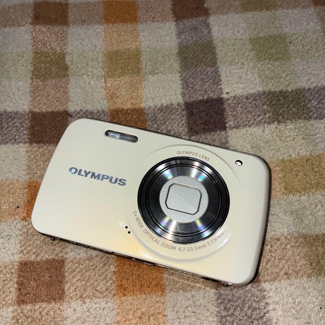 動作確認済　OLYMPUS VH-210 デジタルカメラ　ホワイト