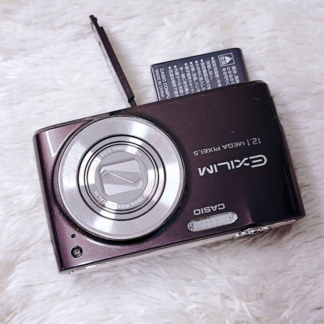 CASIO EXILIM EX-Z400 コンパクトデジタルカメラ ブラウン