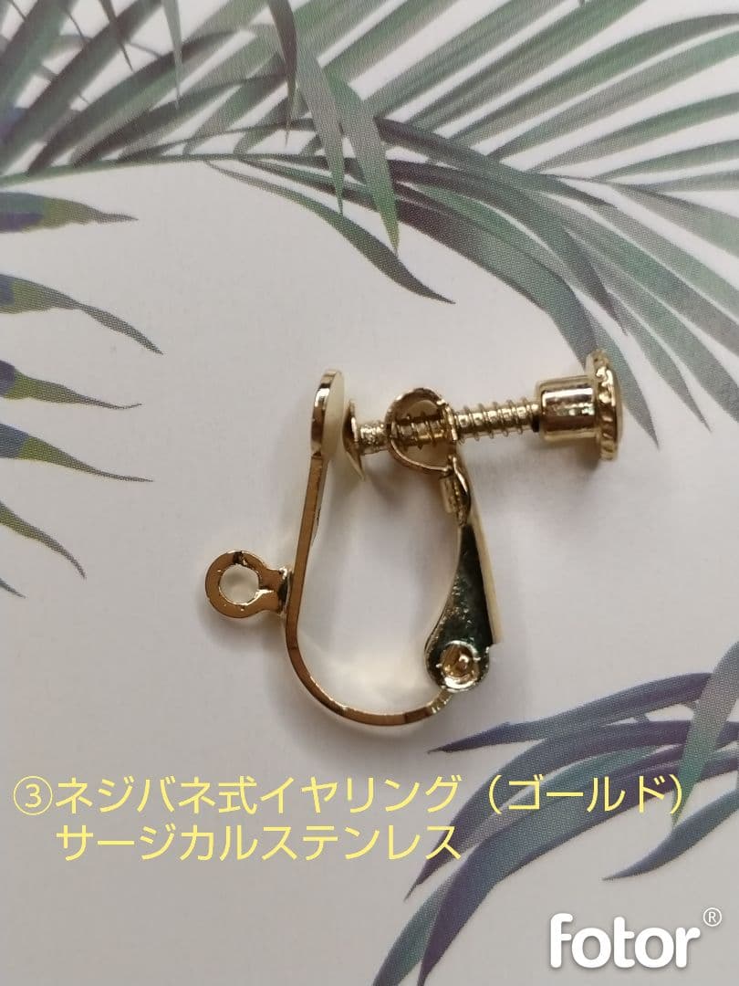 モンステラのハワイアンアクセサリー（まる型）