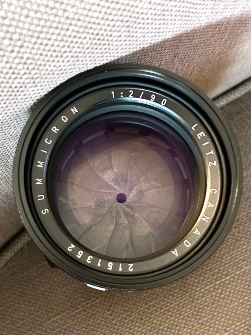 LEICAレンズ　SUMMICRON 90mm F2 2nd.