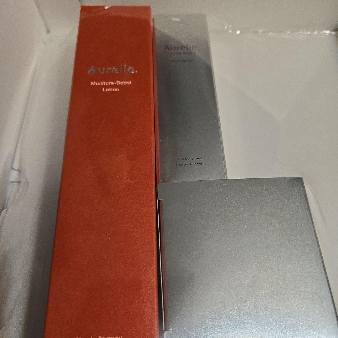 新品未開封Aurelie.オレリー3STEPエイジングケアコース_3点