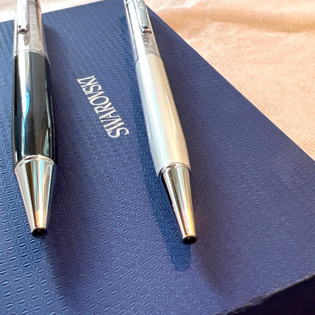【美品袋箱付】SWAROVSKI クリスタル入ボールペン