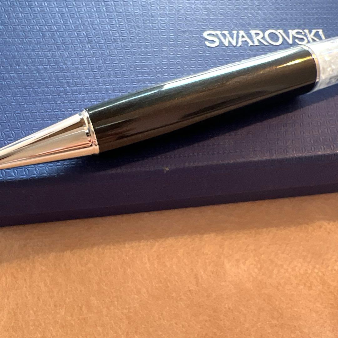 【美品袋箱付】SWAROVSKI クリスタル入ボールペン