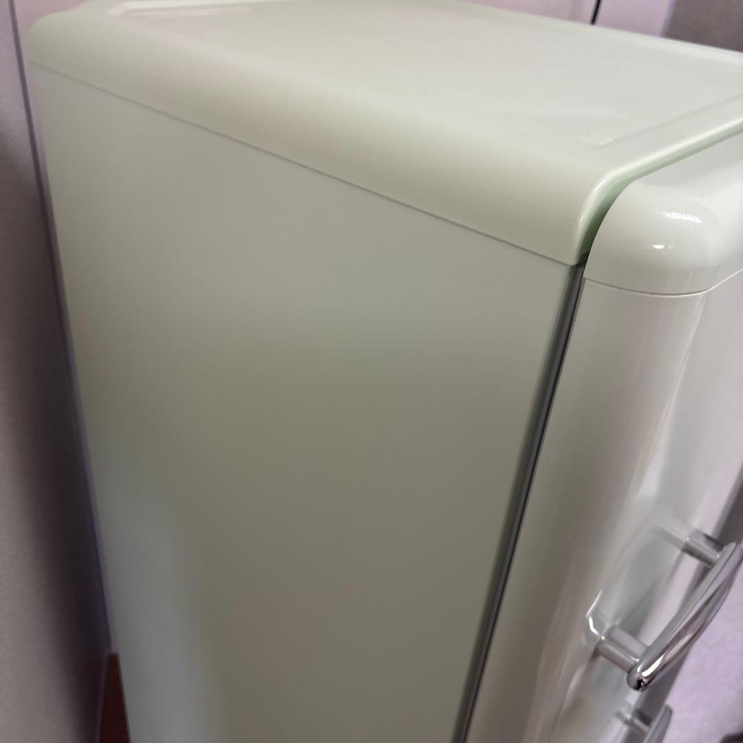 お値下げ！e angle 冷蔵庫 ライトグリーン2ドア 説明書あり ★送料込み