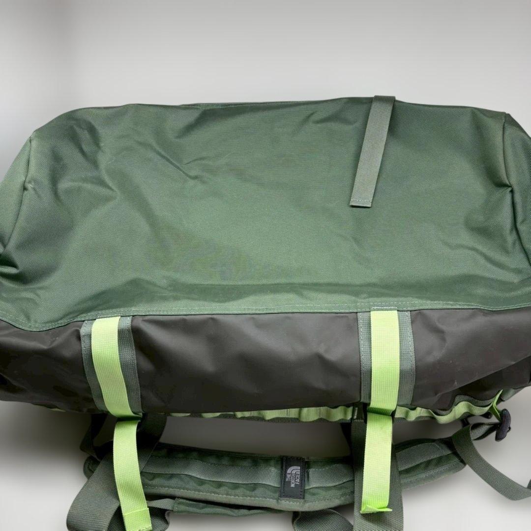 M◆THE NORTH FACE　ドラムバッグ　旅行バッグ　キャンプ　グリーン