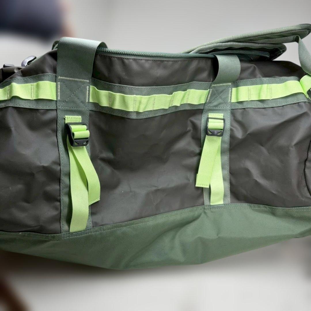 M◆THE NORTH FACE　ドラムバッグ　旅行バッグ　キャンプ　グリーン