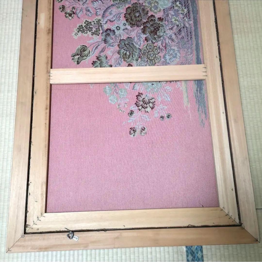 antique ゴブラン織り タペストリー イタリア製 絵画 176x 82