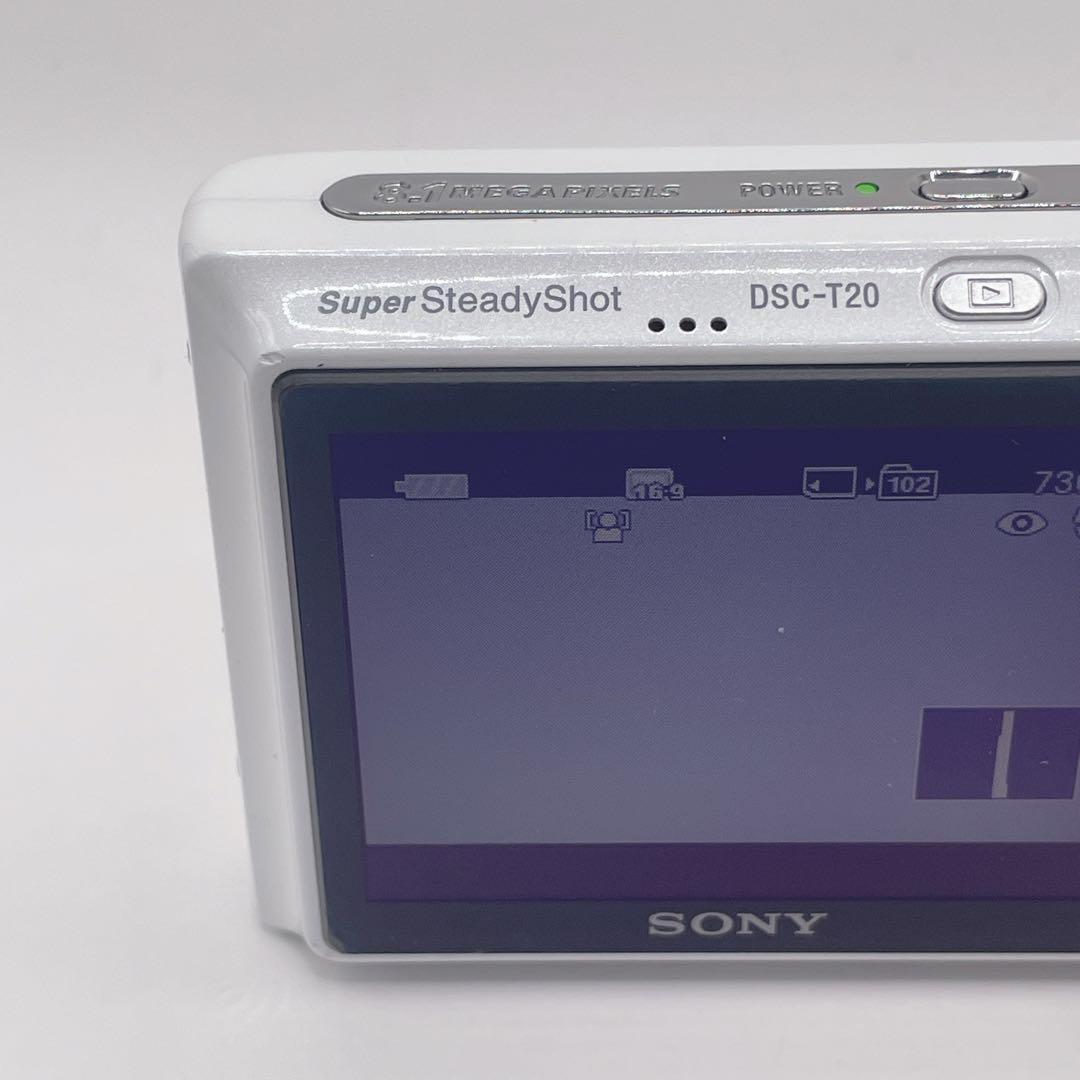 動作確認OK SONY Cyber-shot DSC-T20 コンデジ
