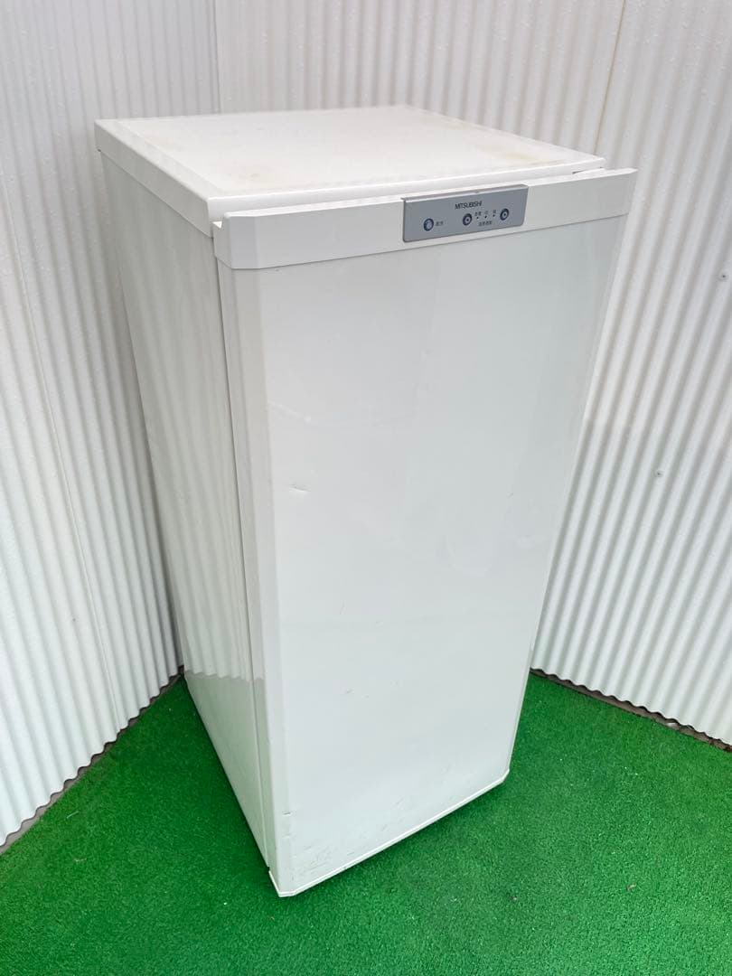 991 三菱 121L ホワイト冷凍庫 急冷モード搭載 大容量 ファン式 国産