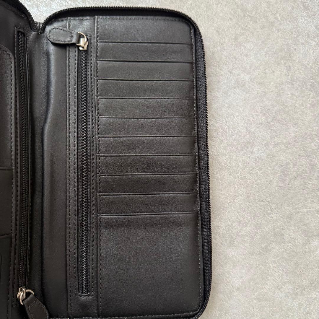 COACH コーチ シグネチャー ラウンドファスナー トラベルオーガナイザー