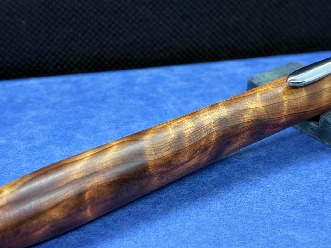 【早い者勝ち】杉油杢　シャーペン0.5 加藤金属　木軸ペン　ハンドメイド