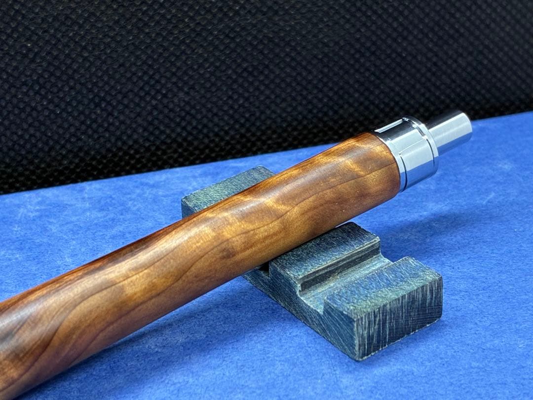 【早い者勝ち】杉油杢　シャーペン0.5 加藤金属　木軸ペン　ハンドメイド