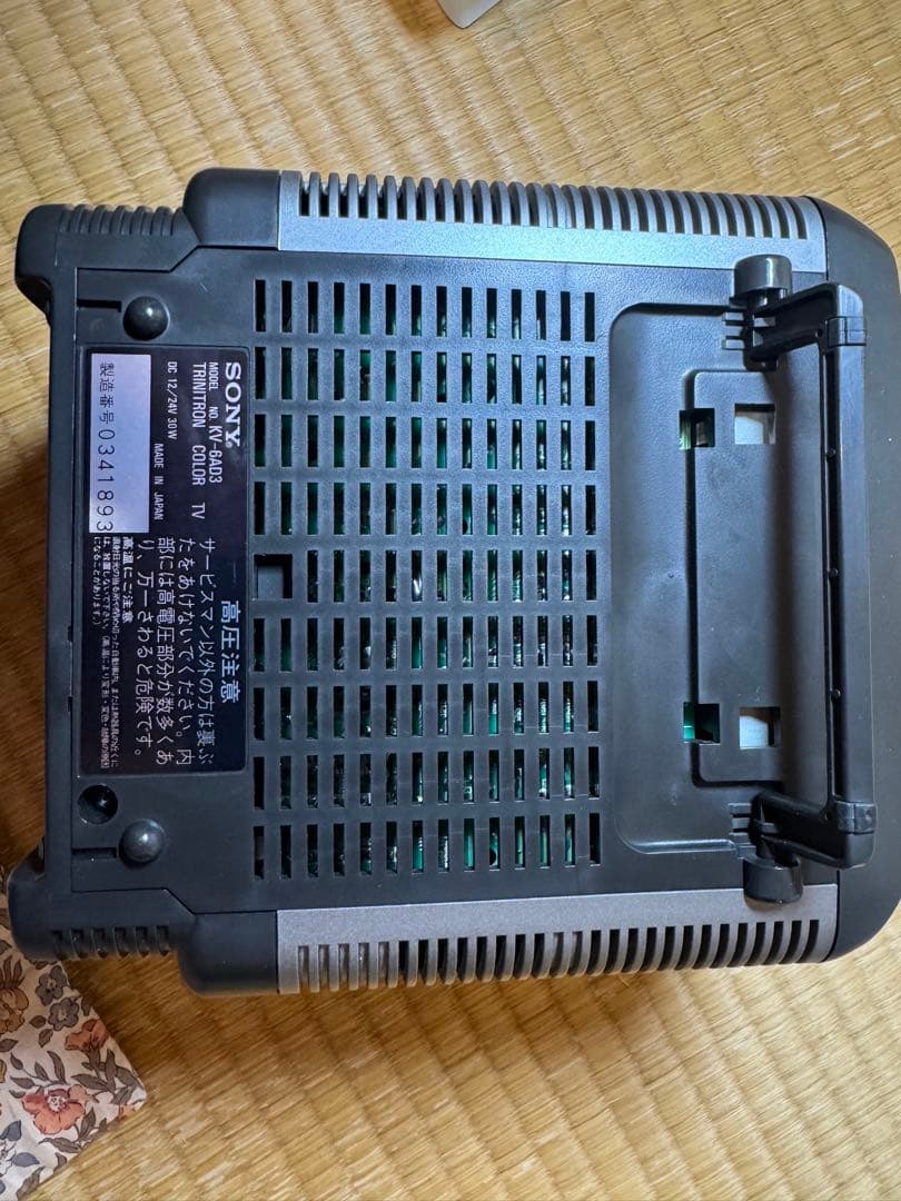 【メンテ済・ジャンクです】SONY Trinitron KV-6AD3 本体のみ