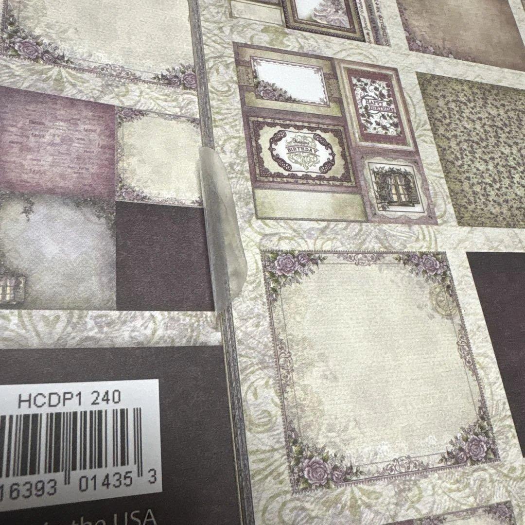 HC-29 Raindrops on Roses スタンプ&ペーパー2 美品