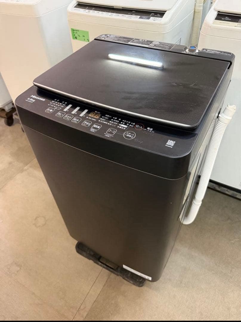 【高年式】2022年式 5.5kg ハイセンス 洗濯機 HW-G55E2K