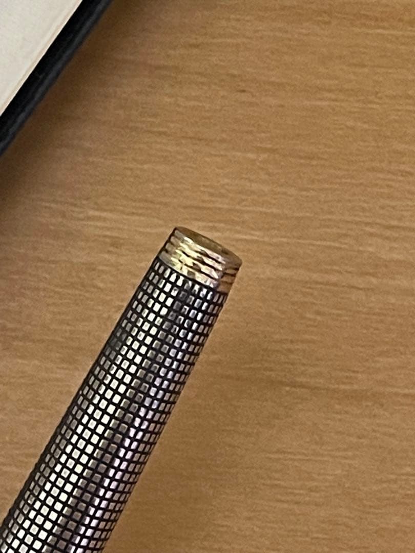 ペン先14金Parker 万年筆 シルバー・ブラック 専用ケース付き
