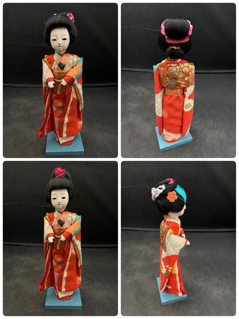 日本人形　日本髪　6種類　かつら着せ替え人形　WIGS