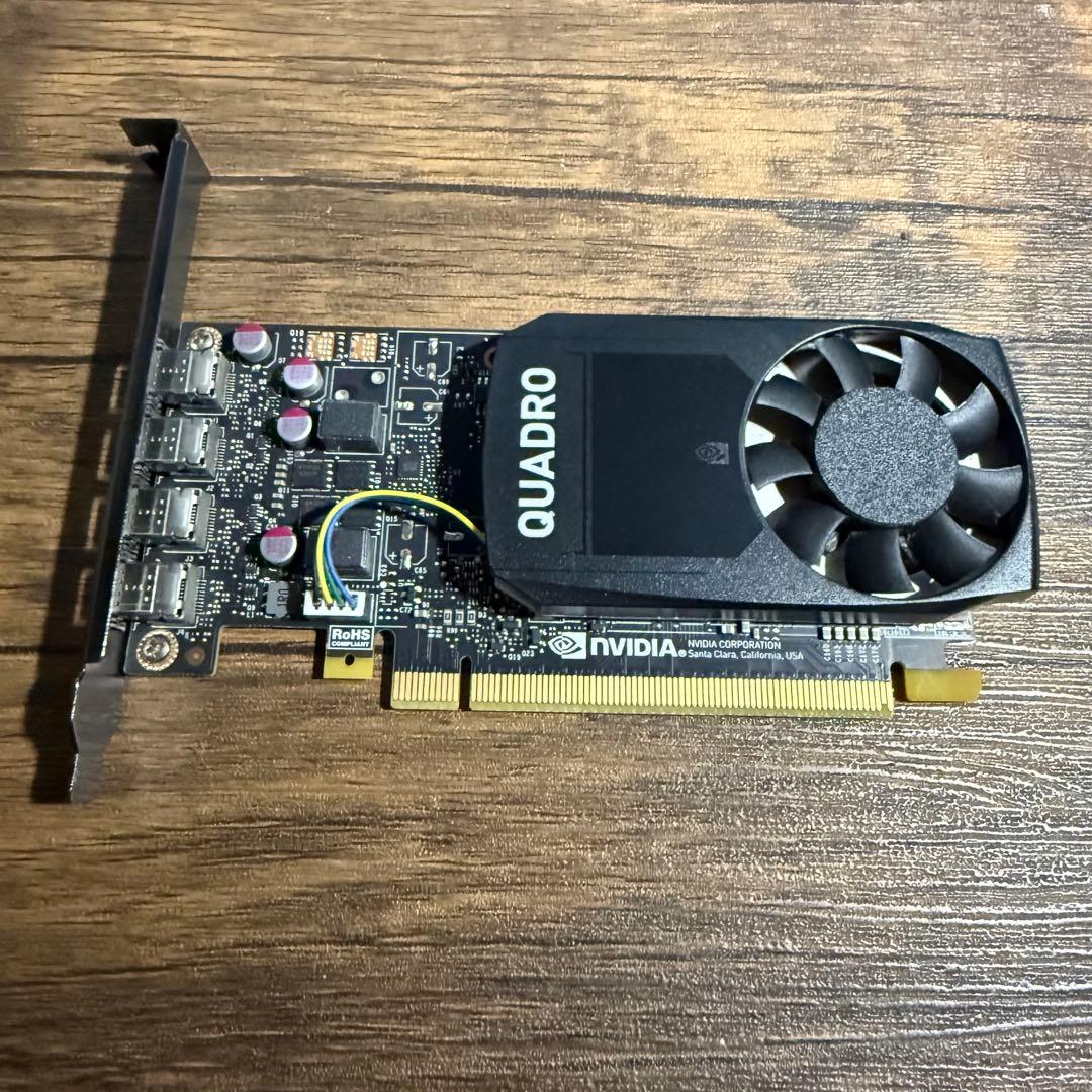 動作品 NVIDIA QUADRO P1000 グラフィックボード⑥