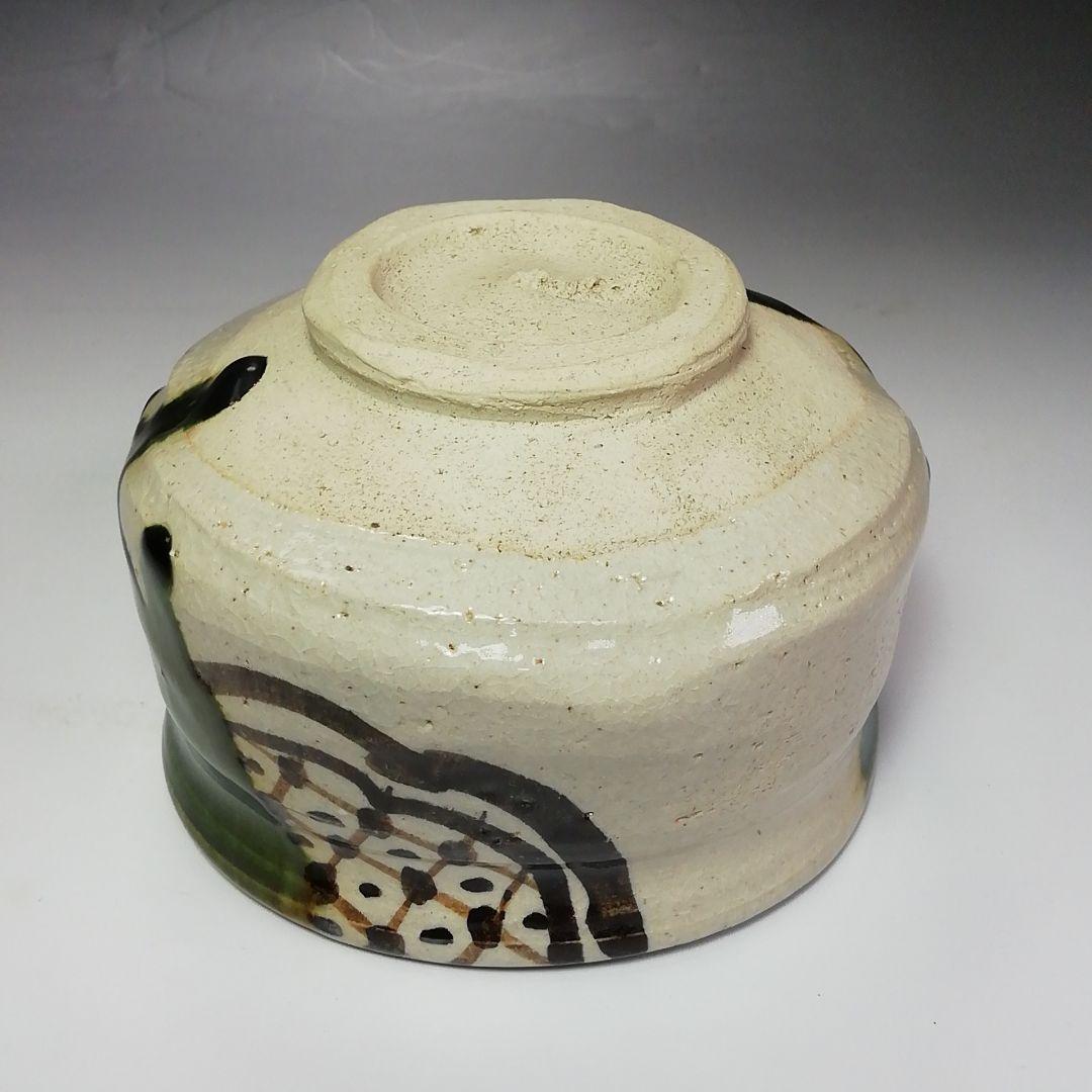 Ｓ５３９　茶碗　『織戸焼』『野田東山造』　共箱　抹茶碗　茶道具