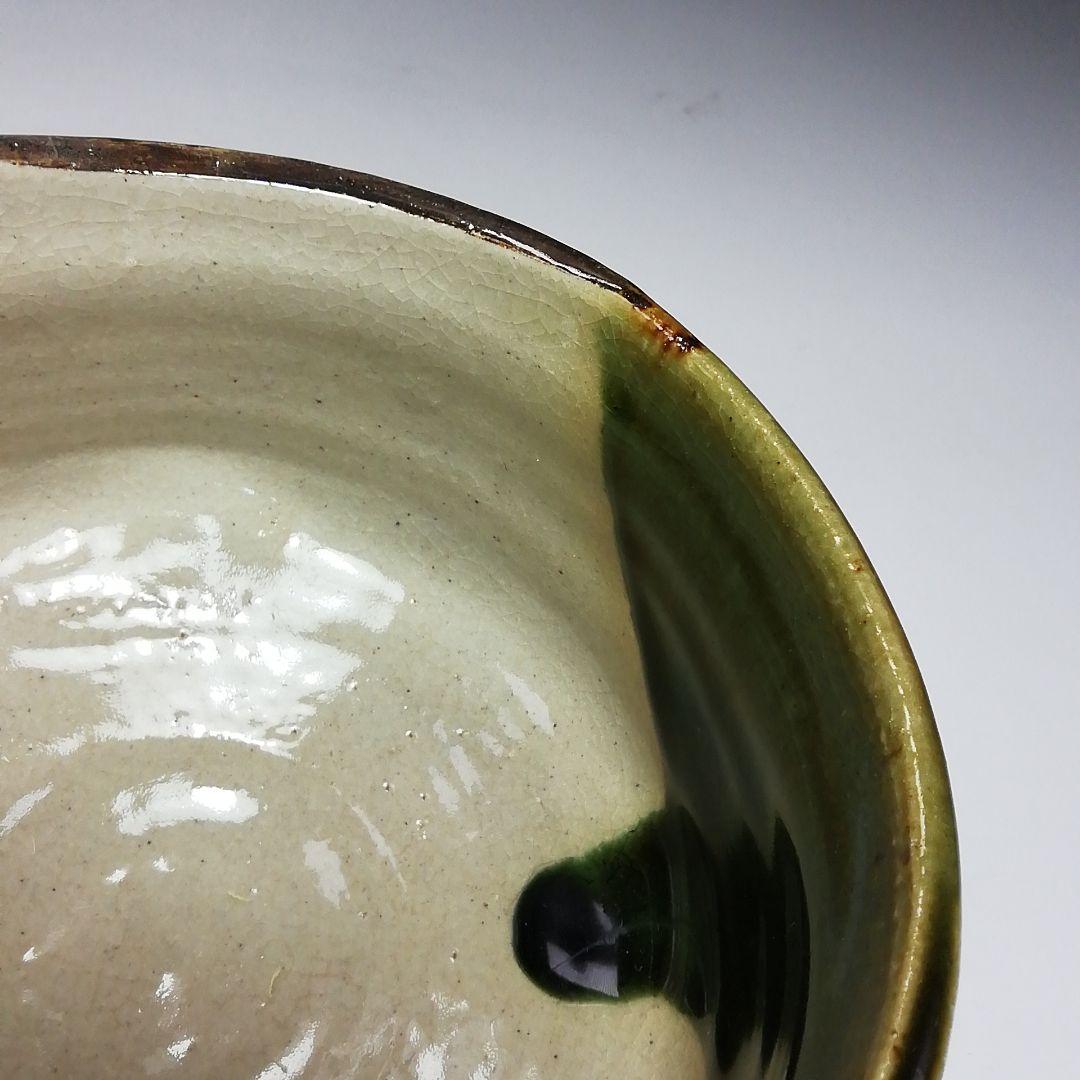 Ｓ５３９　茶碗　『織戸焼』『野田東山造』　共箱　抹茶碗　茶道具