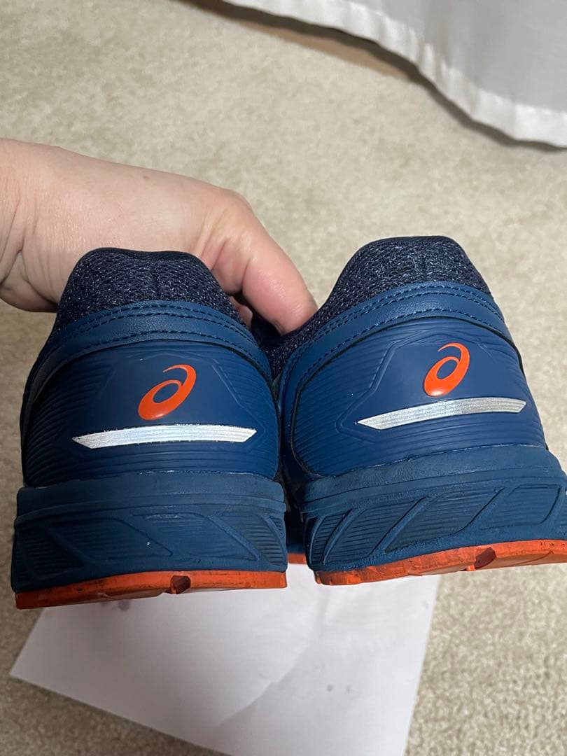 アシックス ASICS 安全靴 CP210 ネイビー オレンジ27.5cm