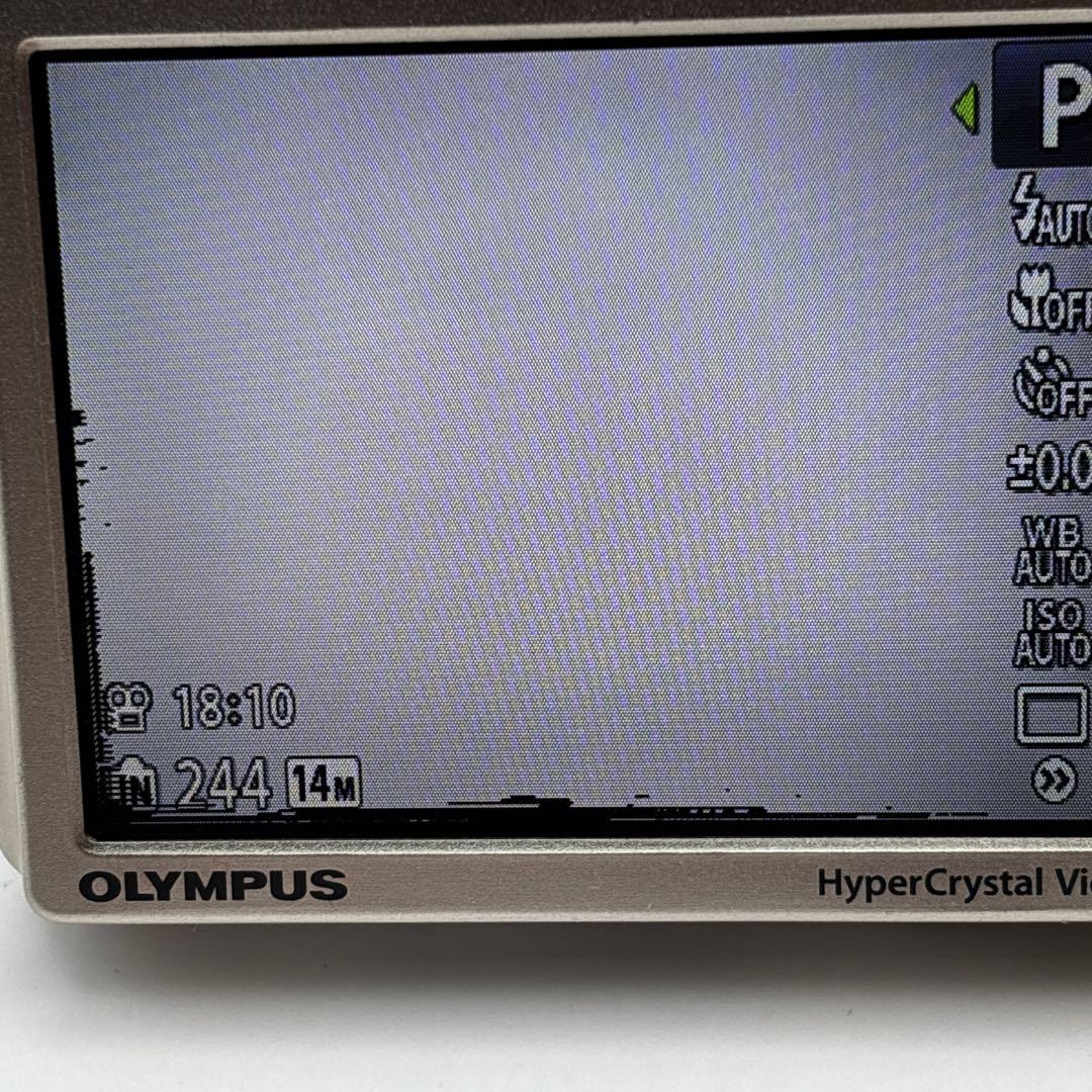 動作品 OLYMPUS オリンパス ミュー μ 5010 シルバー デジカメ