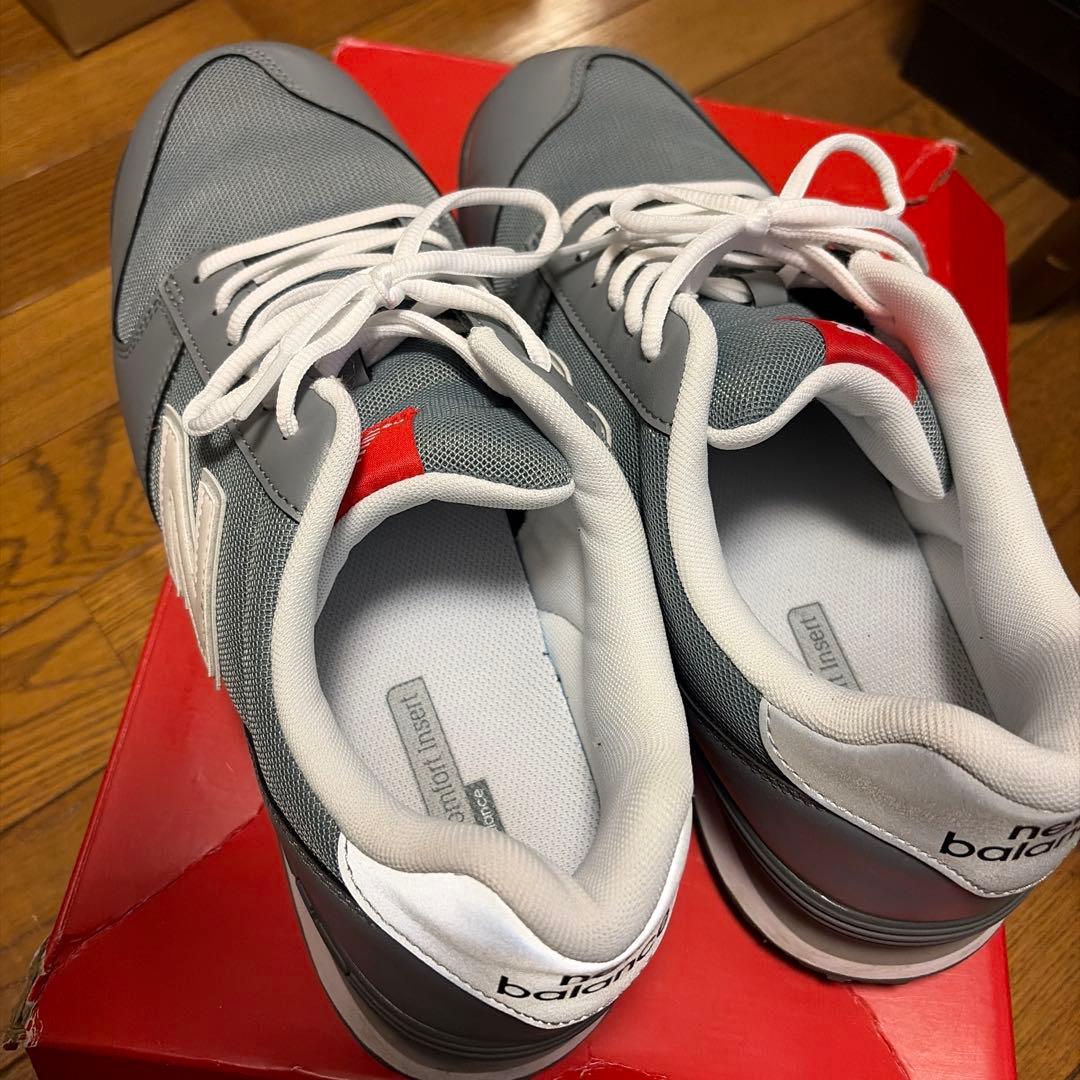 New Balance グレー 安全靴　ニューバランス　28㌢