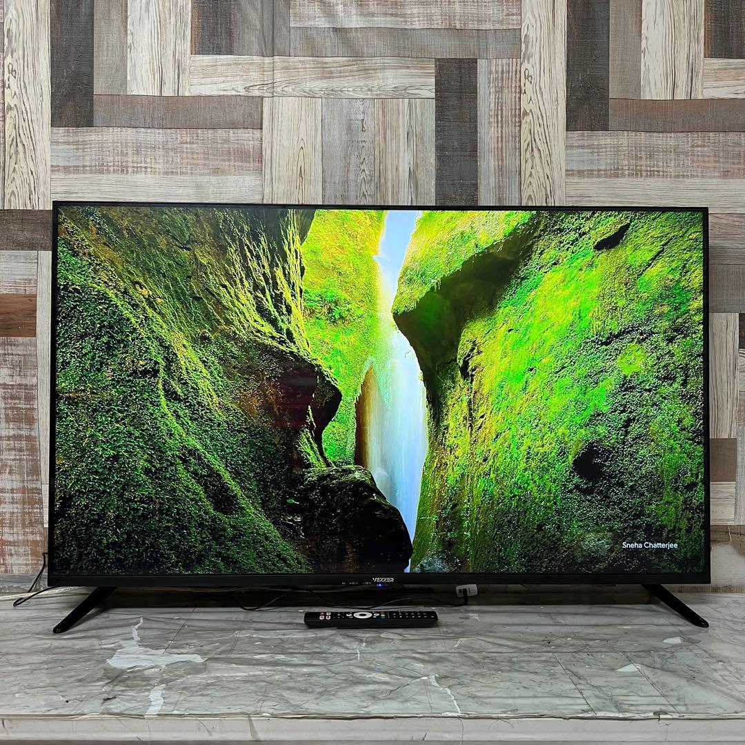 全国送料込❣️2年前購入VEZZER50型4KチューナーレスGoogleTVアプリ