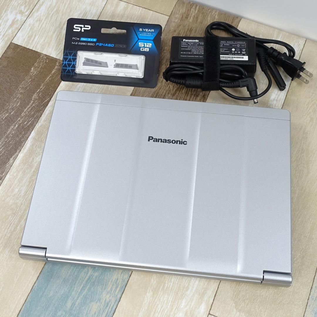 超高速新品ＳＳＤ５１２ＧＢ＆大容量メモリ搭載✨美品の軽量モバイル✨第１０世代ｉ５