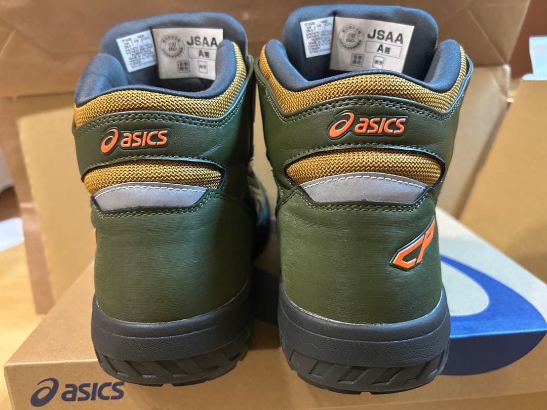 ASICS CP BOAシステム安全靴 オリーブグリーン