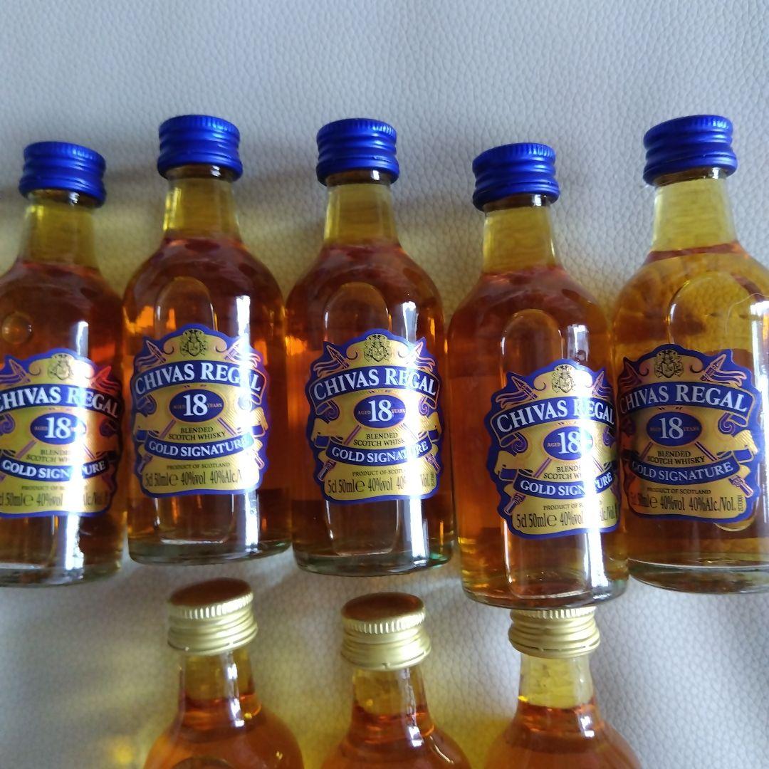 CHIVAS REGAL 18年５本 12年 ミズナラ 3本