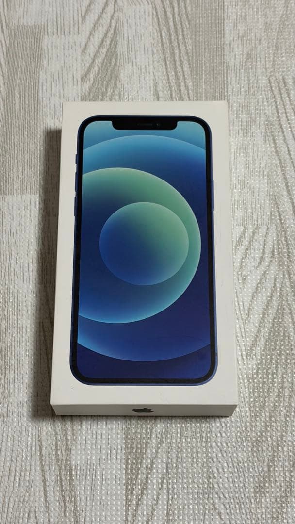iPhone12 128GB ブルー　SIMフリー　箱付き