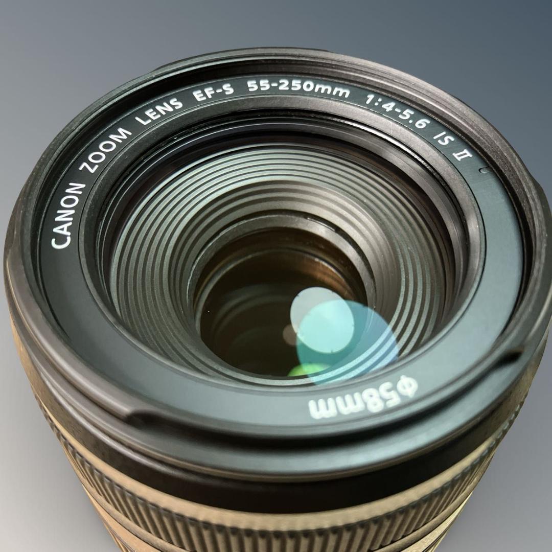 【美品】Canon EF-S 55-250mm F4-5.6 IS Ⅱ キヤノン