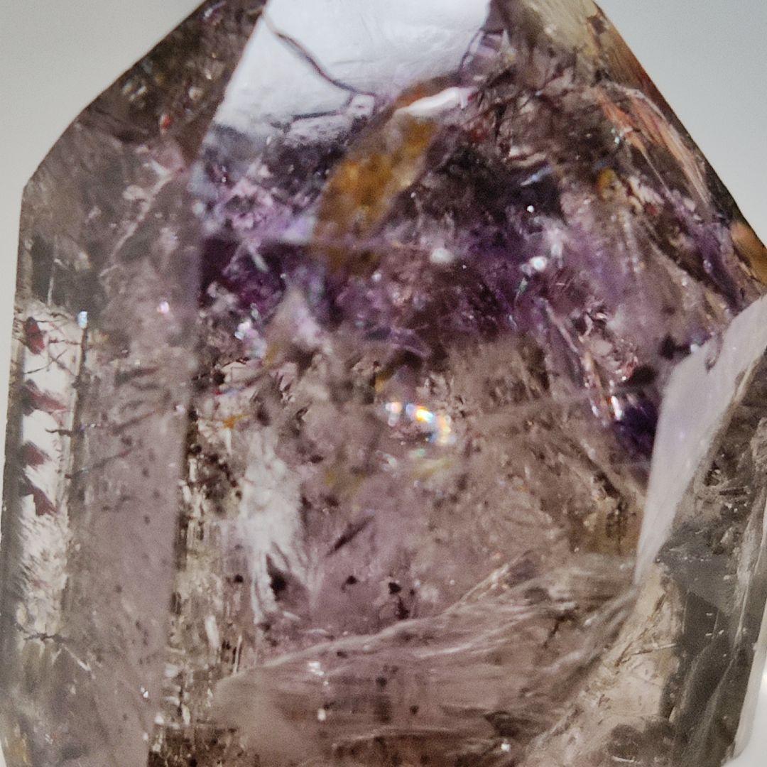 パワーストーン　天然石　ジンバブエ産　水入りアメジスト　24g　No.510
