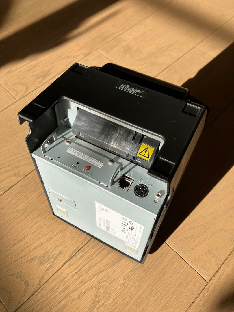 STAR TSP650ⅱレジ用品 黒 電源ケーブル付き