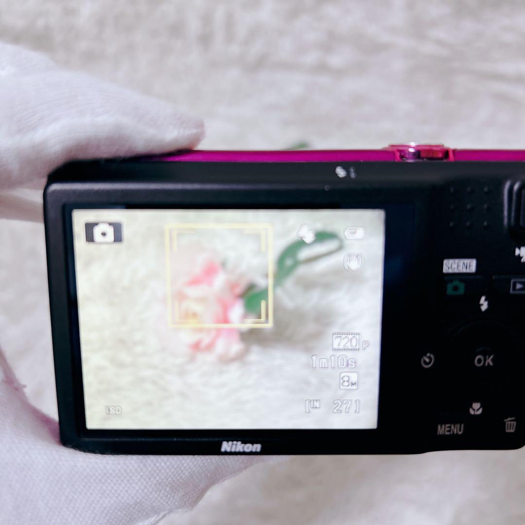大人気✨美品✨Nikon COOLPIX S6200 ピンク　コンデジ　カメラ