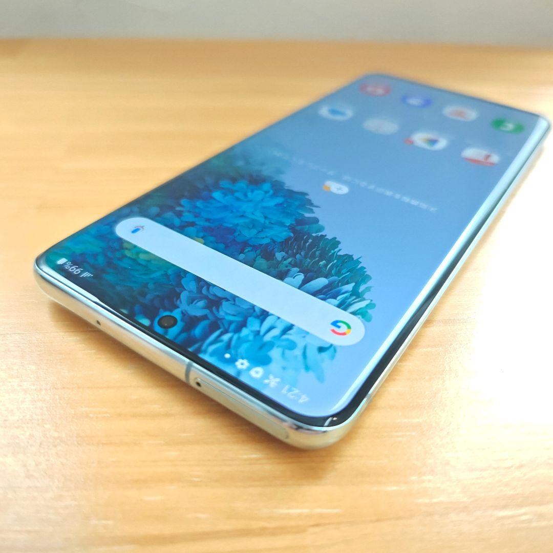 Galaxy S20+ au SCG02 ブルー SIM解除済 S20Plus